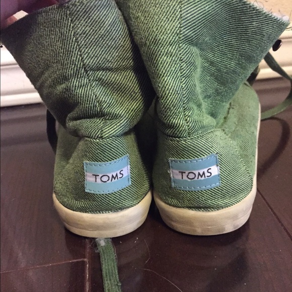 TOMS Green/Leopard Highland Botas - Picture 3 of 4